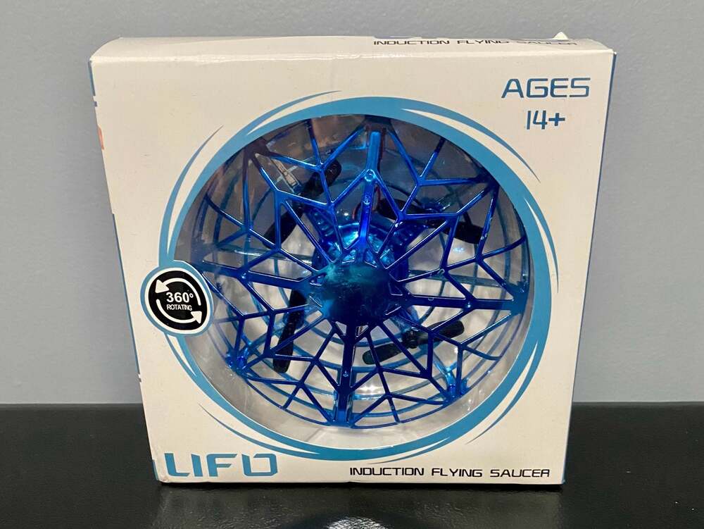 LIFU Induction Flying Saucer NO.Q6 Blue Hand Controlled Mini Drone